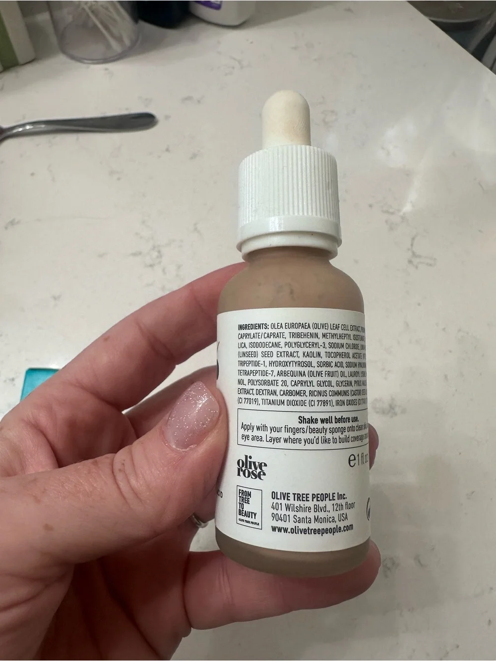 Olive Tree People Serum Hydroxytyrosol Skin Tint shade 4